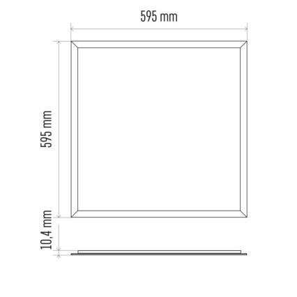 LED-kattopaneeli kylpyhuoneeseen PROFI PLUS LED/40W/230V IP44