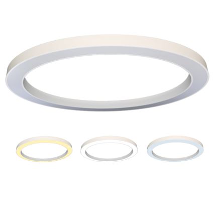 LED-kattovalaisin 115 W, 230 V, 3000/4000/6500 K, Ø 120 cm, valkoinen