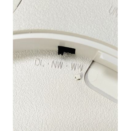 LED-kattovalaisin, 18 W, 230 V, 3000/4000/6500 K, Ø 23 cm, valkoinen