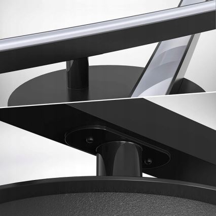 LED-kattovalaisin 2 x LED / 6 W / 230 V / 3000 K musta