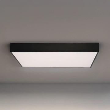 LED-kattovalaisin, 215 W, 230 V – 3000/4000/6500 K (valittavissa), 80×80 cm, musta