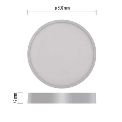 LED Kattovalaisin NEXXO LED/28,5W/230V 3000/3500/4000K halkaisija 30 cm valkoinen