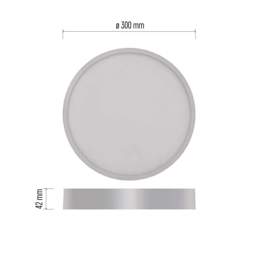 LED Kattovalaisin NEXXO LED/28,5W/230V 3000/3500/4000K halkaisija 30 cm valkoinen