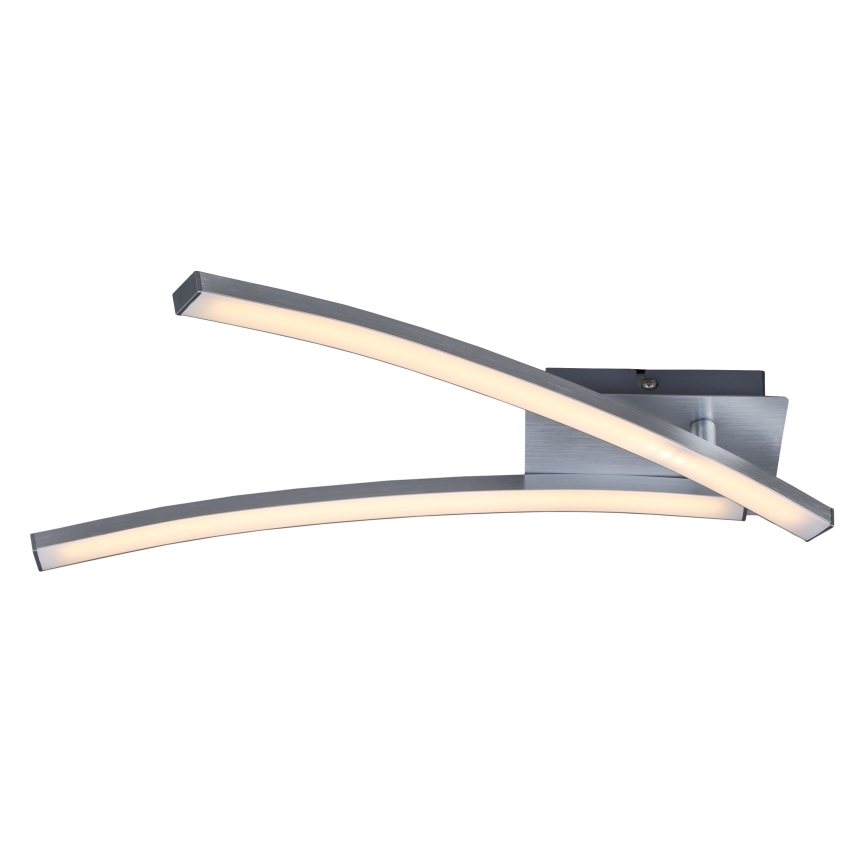 LED-kattovalaisin 2xLED/6W/230V 3000K mattakromi