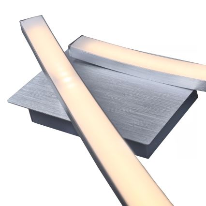 LED-kattovalaisin 2xLED/6W/230V 3000K mattakromi