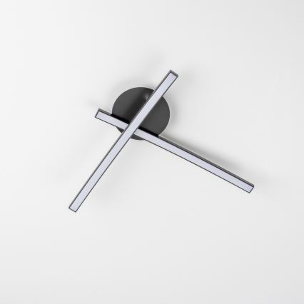 LED-kattovalaisin 2xLED/6W/230V musta