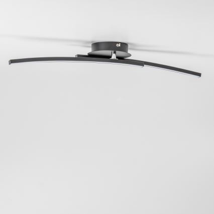 LED-kattovalaisin 2xLED/6W/230V musta