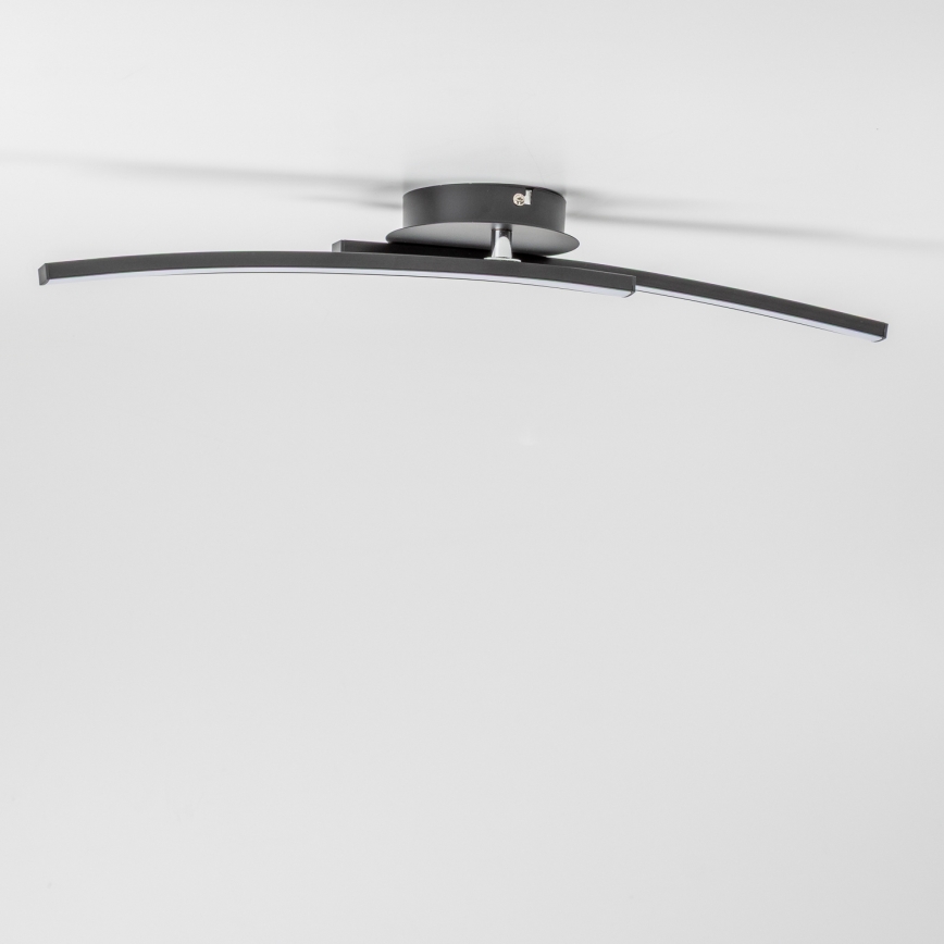 LED-kattovalaisin 2xLED/6W/230V musta