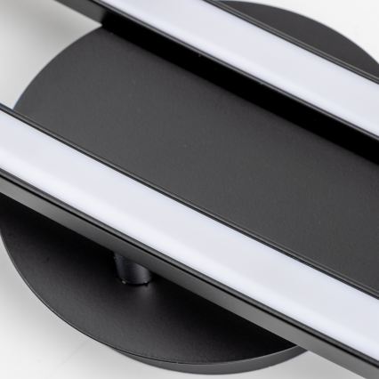 LED-kattovalaisin 2xLED/6W/230V musta