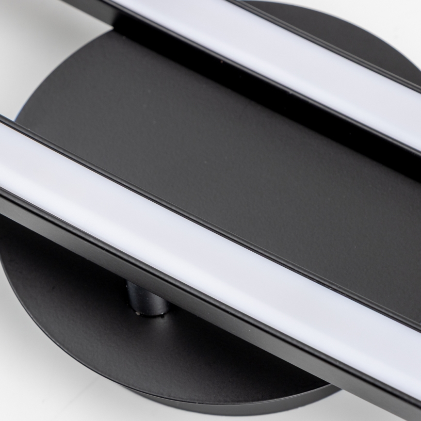 LED-kattovalaisin 2xLED/6W/230V musta