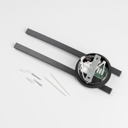 LED-kattovalaisin 2xLED/6W/230V musta