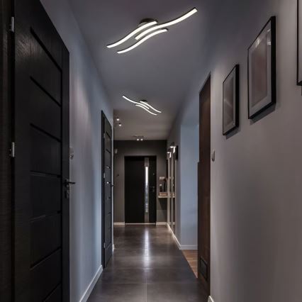 LED-kattovalaisin 3xLED/6W/230V 2700K musta