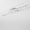 LED-kattovalaisin 3xLED/6W/230V 3000K hopeanvärinen