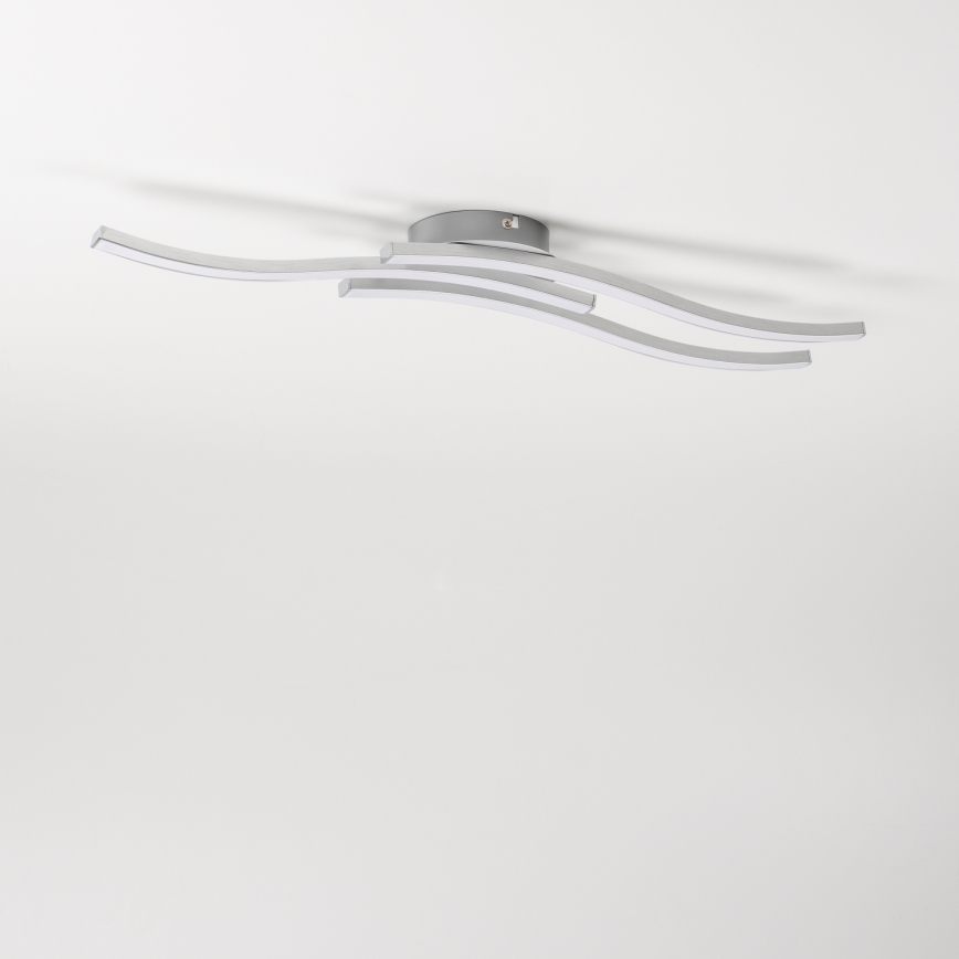 LED-kattovalaisin 3xLED/6W/230V 3000K hopeanvärinen