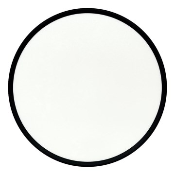 LED-kattovalaisin 40 W / 230 V, säädettävä valonväri 3000/4000/6500 K, Ø 50 cm, musta