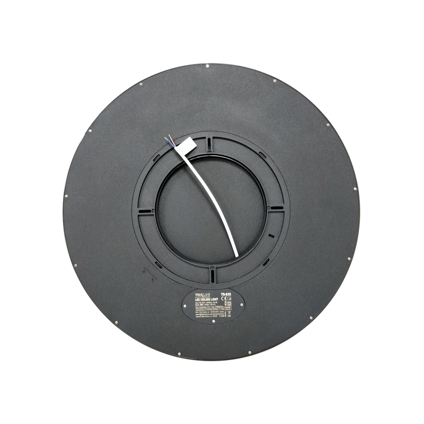 LED-kattovalaisin 40 W / 230 V, säädettävä valonväri 3000/4000/6500 K, Ø 50 cm, musta