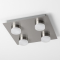 LED-kattovalaisin 4xLED/4W/230V mattakromi