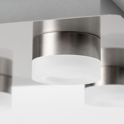 LED-kattovalaisin 4xLED/4W/230V mattakromi