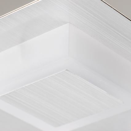 LED-kattovalaisin 4xLED/5W/230V 3000K 28x28 cm mattakromi