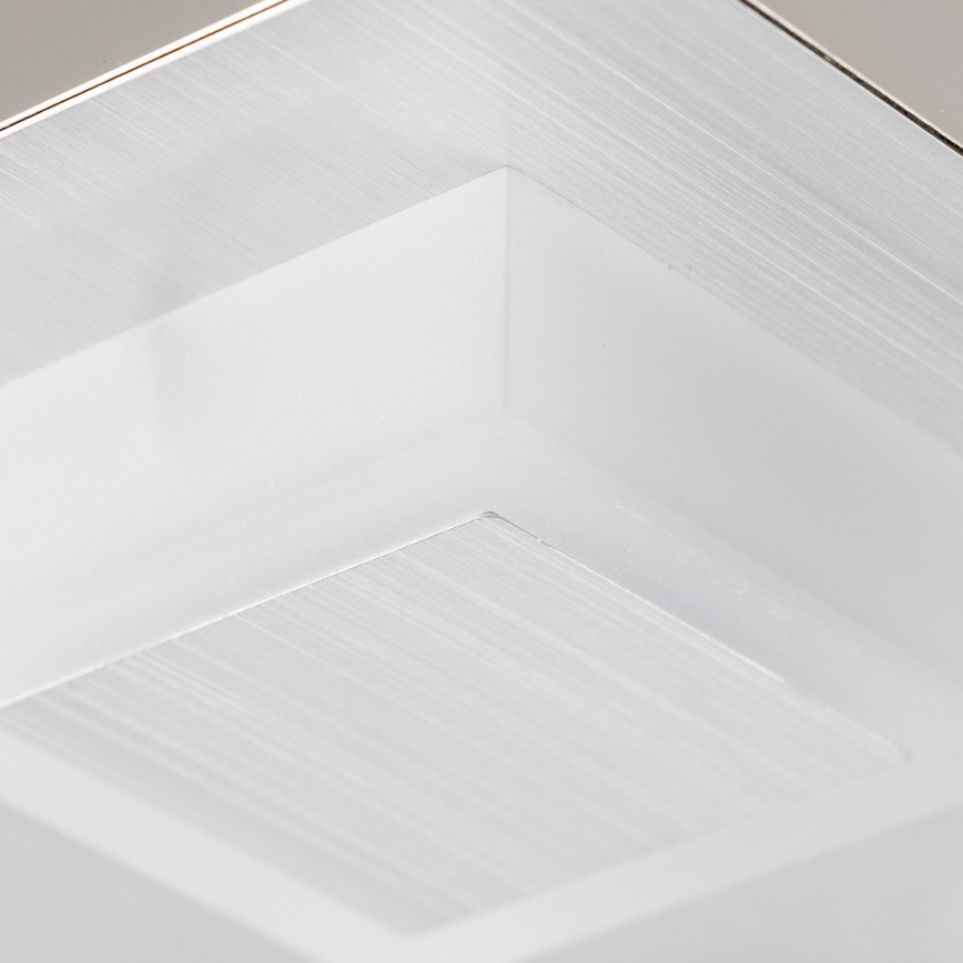 LED-kattovalaisin 4xLED/5W/230V 3000K 28x28 cm mattakromi