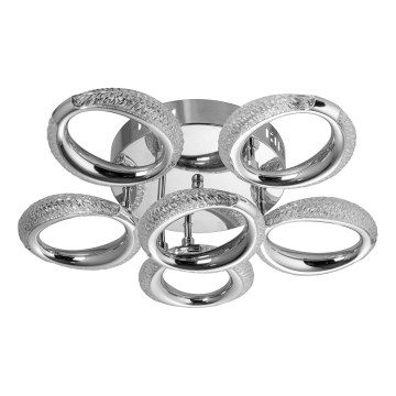 LED-kattovalaisin 6xLED/14W/230V 3000-5000K halkaisija 46 cm kiiltävä kromi