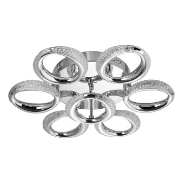 LED-kattovalaisin 7xLED/14W/230V 3000-5000K halkaisija 50 cm kiiltävä kromi