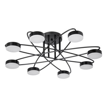 LED Kattovalaisin 8xLED/7W/230V 3000-6000K halkaisija 70 cm musta