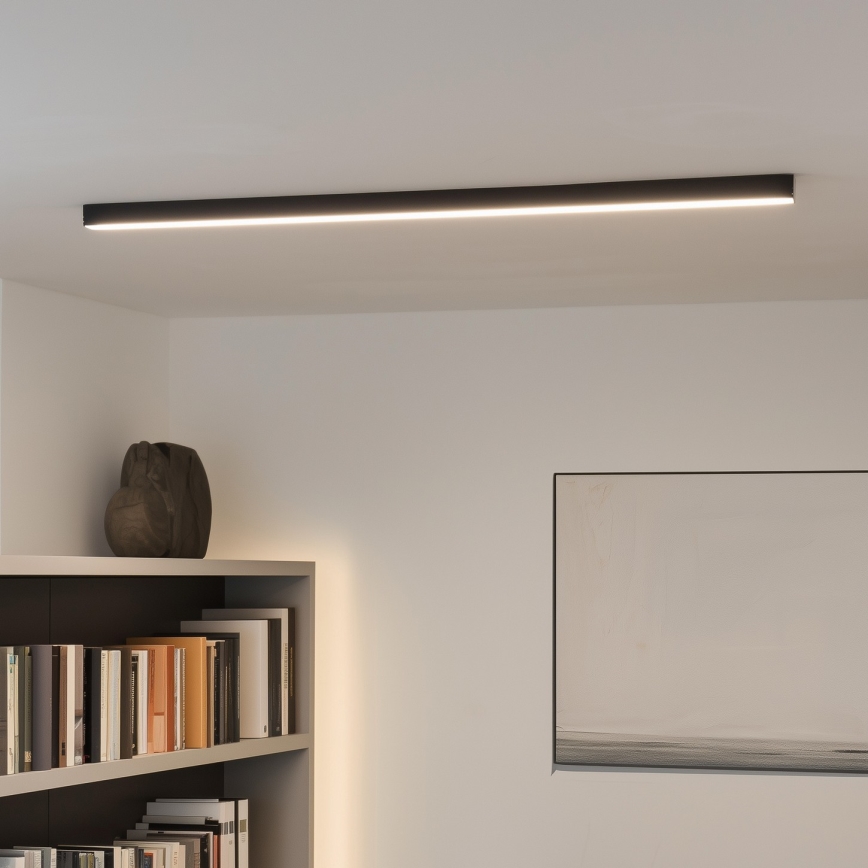 LED-kattovalaisin ALLDAY BASIC LED/20/30/40W/230V 2700/4000/6000K 120 cm musta