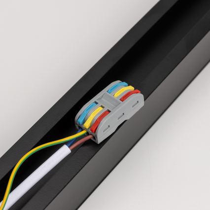 LED-kattovalaisin ALLDAY BASIC LED/20/30/40W/230V 2700/4000/6000K 120 cm musta