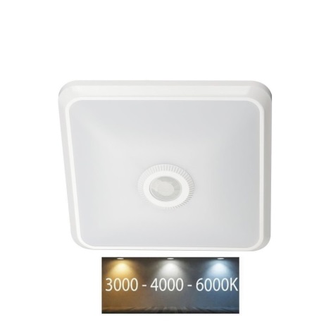 LED-kattovalaisin anturilla LED/12W/230V 3000/4000/6000K valkoinen