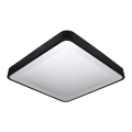 LED-kattovalaisin anturilla WILTON LED/24W/230V 37,5x37,5 cm musta