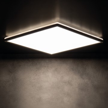 LED-kattovalaisin AZPO LED/12,3W/230V 3000/4000/6000K 22,5x22,5 cm IP54 musta
