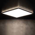 LED-kattovalaisin AZPO LED/17,5W/230V 3000/4000/6000K 30x30 cm IP54 musta