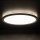 LED-kattovalaisin AZPO LED/22W/230V 3000/4000/6000K Ø 42 cm IP54 musta