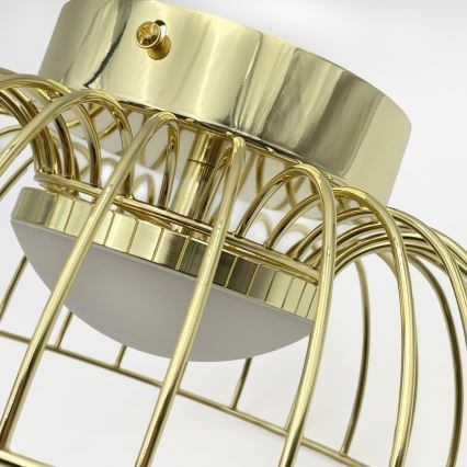 LED-kattovalaisin BETSY LED/12W/230V halkaisija 25 cm kultainen