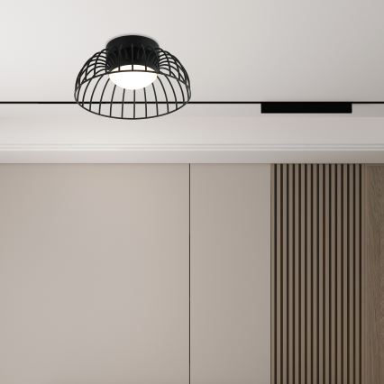 LED-kattovalaisin BETSY LED/12W/230V, halkaisija 25 cm, musta