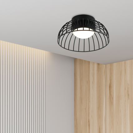 LED-kattovalaisin BETSY LED/12W/230V, halkaisija 25 cm, musta