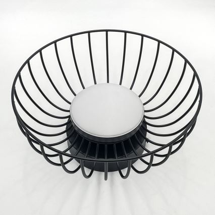 LED-kattovalaisin BETSY LED/12W/230V, halkaisija 25 cm, musta