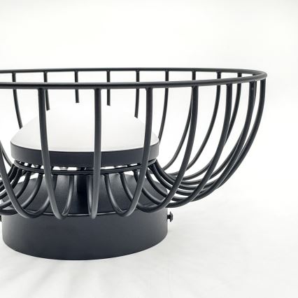 LED-kattovalaisin BETSY LED/12W/230V, halkaisija 25 cm, musta