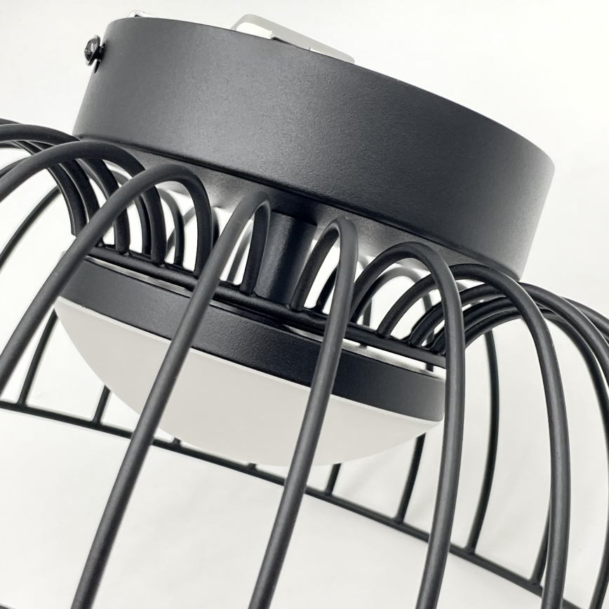 LED-kattovalaisin BETSY LED/12W/230V, halkaisija 25 cm, musta