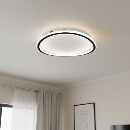 LED-kattovalaisin CALI, 30 W / 230 V, halkaisija 40 cm, musta