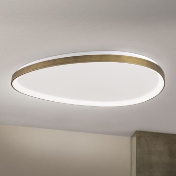 LED-kattovalaisin CHARLIE LED/72W/230V halkaisija 80 cm kulta
