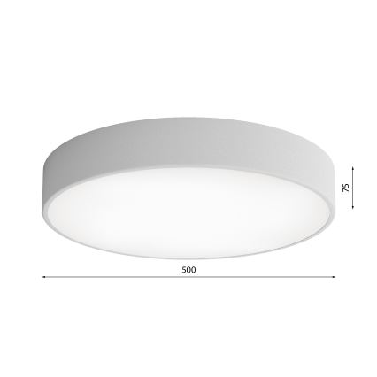 LED Kattovalaisin CLEO LED/69W/230V 3000K Ø 50 cm harmaa