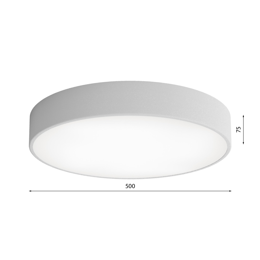 LED Kattovalaisin CLEO LED/69W/230V 3000K Ø 50 cm harmaa