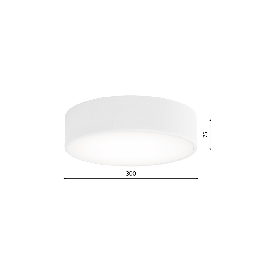 LED-kattovalaisin CLEO LED/24W/230V 3000K Ø 30 cm valkoinen