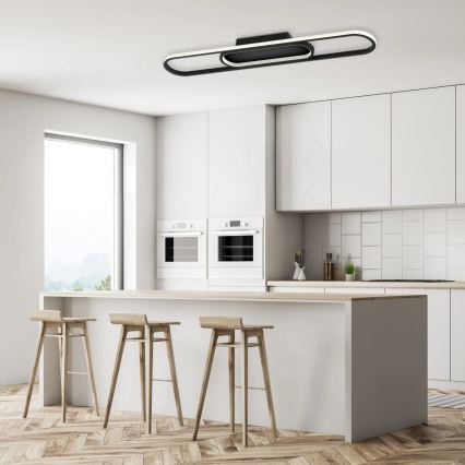 LED-kattovalaisin CORDOBA LED/26W/230V musta