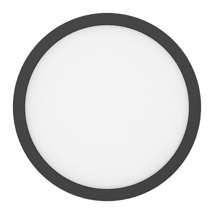 LED-kattovalaisin EVORA LED/18W/230V 3000/4000/6000K halkaisija 22,5 cm musta