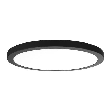 LED-kattovalaisin EVORA LED/18W/230V 3000/4000/6000K halkaisija 22,5 cm musta