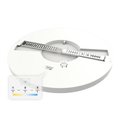 LED-kattovalaisin EVORA LED/18W/230V 3000/4000/6000K ø 22,5 cm valkoinen