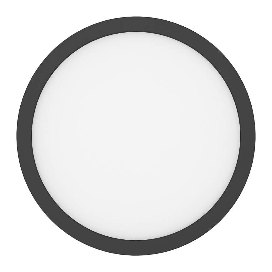 LED-kattovalaisin EVORA LED/24W/230V 3000/4000/6000K Ø 30 cm musta